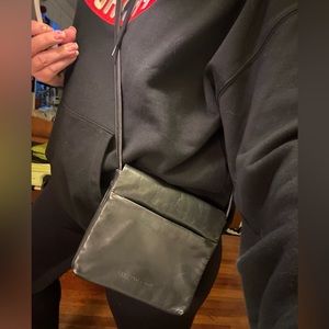 Derek Alexander Mini Crossbody Leather Crossbody Purse